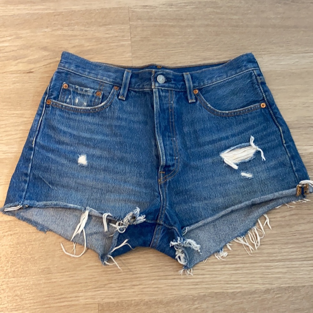 Levi’s High Waisted Jean Shorts